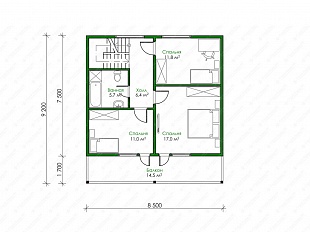 одноэтажные дома с мансардой проекты фото планировка до 120 кв м